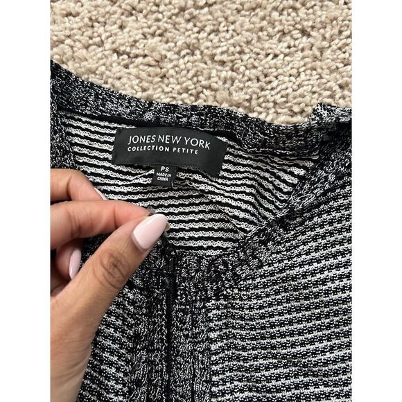 Jones New York Knit Blouse + Short Sleeve Jacket Set - Career Work Suiting S - Picture 5 of 5